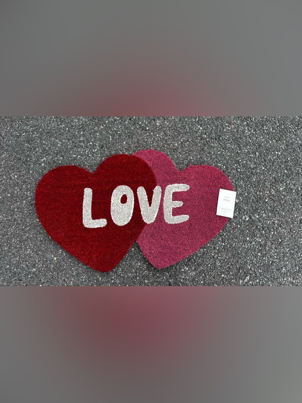 NWT TIK TOK Viral Target Threshold Love Door Mat